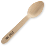 BIOPAK WOODEN TEA SPOON 100MM PACK 100