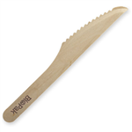 BIOPAK WOODEN KNIVE 160MM PACK 100