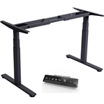 INFINITY 3S2M ELECTRIC HEIGHT ADJUSTABLE DESK 2 MOTOR BLACK FRAME ONLY