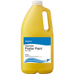 INITIATIVE WASHABLE POSTER PAINT 2 LITRE YELLOW