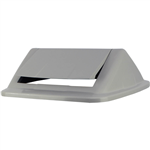 ITALPLAST SWING TOP BIN LID 32 LITRE SPACE GREY