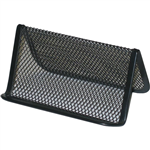 ITALPLAST WIRE MESH BUSINESS CARD HOLDER BLACK
