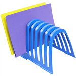 ITALPLAST PLASTIC STEP FILE ORGANISER BLUEBERRY