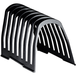 ITALPLAST GREENR RECYCLED PLASTIC STEP FILE ORGANISER BLACK