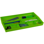 ITALPLAST DRAWER TIDY 8 COMPARTMENT LIME