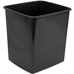 ITALPLAST GREENR RECYCLED TIDY BIN 15 LITRE BLACK