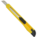ITALPLAST I850 UTILITY CUTTING KNIFE 9MM YELLOWBLACK