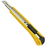 ITALPLAST I850 HEAVY DUTY CUTTING KNIFE 9MM YELLOWBLACK