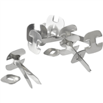 ESSELTE PAPER BINDER 75MM SILVER BOX 100