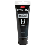 JASART BYRON ACRYLIC PAINT 75ML BLACK
