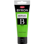 JASART BYRON ACRYLIC PAINT 75ML FLUORO GREEN