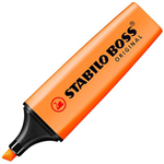STABILO BOSS HIGHLIGHTER CHISEL ORANGE