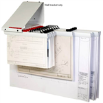 PLANHORSE WALL RACK 10 CLAMP CAPACITY WHITE