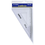 CELCO SET SQUARE 60 DEGREES 260MM CLEAR