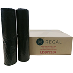 REGAL HEAVY DUTY BIN LINER DEGRADABLE 72 LITRE BLACK PACK 25