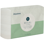 REGAL CLASSIC SLIMLINE INTERLEAVED HAND TOWEL 1PLY 220 X 225MM 250 SHEET