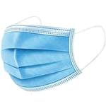 DISPOSABLE FACE MASK 3PLY L1 LIGHT BLUE BOX 50