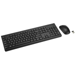 KENSINGTON KM270 EQ RECHARGEABLE WIRELESS KEYBOARD DESKTOP SET FULLSIZE BLACK