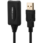 KLIK ACTIVE USBA 20 A MALE TO A FEMALE EXTENSION CABLE 5M BLACK