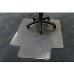 ANCHORMAT HEAVYWEIGHT CHAIRMAT PVC KEYHOLE CARPET 900 X 1220MM CLEAR