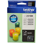 BROTHER LC231 INK CARTRIDGE BLACK