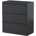 STEELCO LATERAL FILING CABINET 3 DRAWER 1015 X 915 X 463MM GRAPHITE RIPPLE