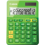 CANON LS123K MINI DESKTOP CALCULATOR 12 DIGIT METALLIC GREEN