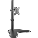 BRATECK FREESTANDING SINGLE MONITOR STAND BLACK