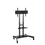 ATDEC ADTVC75 MOBILE HEAVY DUTY TV CART FOR 5080 INCH DISPLAYS BLACK