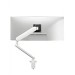 ATDEC ORA HIGHPERFORMANCE DYNAMIC MONITOR ARM FCLAMP DESK FIXING MAX LOAD 8KG UP TO 35INCHES SCREENS WHITE