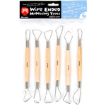 MICADOR MODELLING CLAY TOOL WIRE ENDS PACK 6