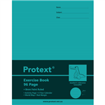 PROTEXT EXERCISE BOOK RULED 8MM 70GSM 96 PAGE 225 X 175MM CROCODILE ASSORTED