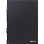 INITIATIVE PREMIUM SPIRAL NOTEBOOK WITH PP COVER AND POCKET SIDEBOUND 120 PAGE A4