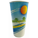 WRITER BREAKROOM MILKSHAKE CUP 24OZ PRINTED DESIGN CARTON 500