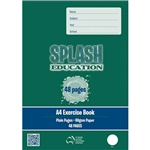SPLASH EDUCATION EXERCISE PLAIN BOOK 60GSM 48 PAGES A4