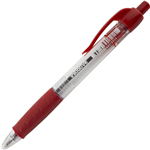 INITIATIVE RETRACTABLE BALLPOINT PENS MEDIUM RED BOX 12