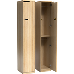 OLG KNOX SINGLE DOOR LOCKER 305 X 455 X 1805MM NEW OAK RAVINE