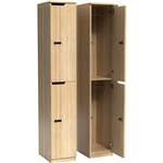 OLG KNOX 2 DOOR LOCKER 305 X 455 X 1805MM NEW OAK RAVINE