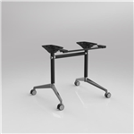 OLG MODULUS FLIP TABLE FRAME TO SUIT LGE 900  1300MM BLACK