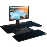 STANDESK PRO MEMORY SITSTAND WORKSTATION 900 X 540MM BLACK