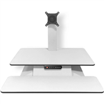 STANDESK MEMORY SITSTAND WORKSTATION 700 X 390MM WHITE