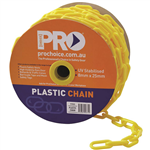 PROCHOICE SAFETY CHAIN 25M ROLL YELLOW