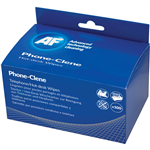 AF PHONECLENE PHONE WIPES ANTIBACTERIAL PACK 100