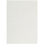 INITIATIVE BINDING COVER LEATHERGRAIN 350GSM A4 WHITE PACK 100