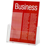 ESSELTE BROCHURE HOLDER FREESTANDING 1 TIER A5 CLEAR