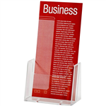 ESSELTE BROCHURE HOLDER FREESTANDING 1 TIER DL CLEAR