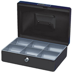 ESSELTE CLASSIC CASH BOX 250 X 180 X 80MM SIZE 10 BLACK