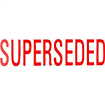 XSTAMPER CXBN 1366 PREINKED MESSAGE STAMP SUPERSEDED 42 X 13MM RED