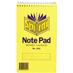 SPIRAX 541 REPORTERS NOTEBOOK SPIRAL BOUND TOP OPEN 96 PAGE 147 X 87MM