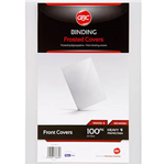 GBC IBICO BINDING COVER 300 MICRON A4 FROSTED PACK 100